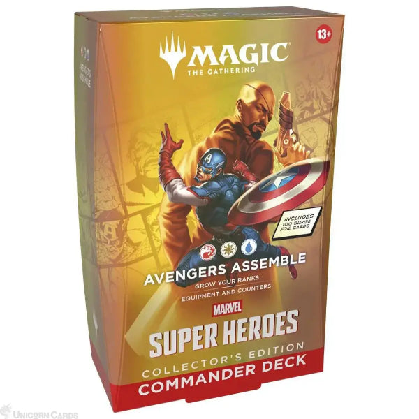 MTG - Magic The Gathering - Marvel Super Heroes Collector Commander Deck - Avengers Assemble