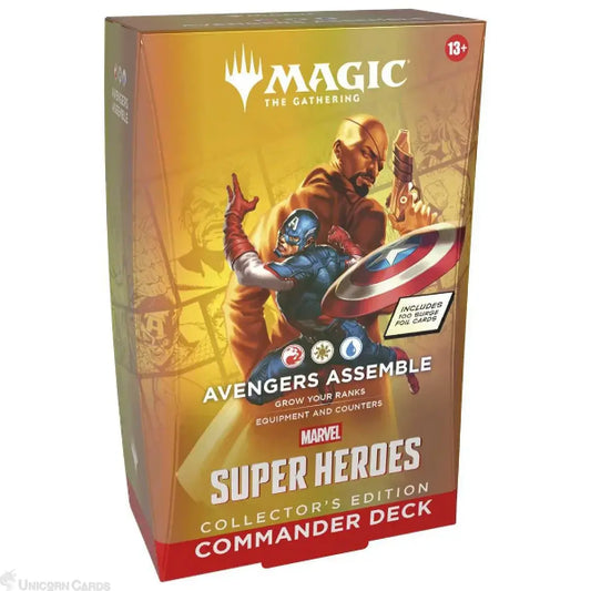 MTG - Magic The Gathering - Marvel Super Heroes Collector Commander Deck - Avengers Assemble