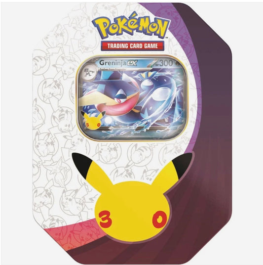 Pokémon TCG: ex Tin - Greninja - 30th Celebration