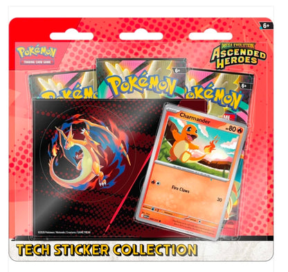 Pokemon Mega Evolution Ascended Heroes Tech Sticker collection (Random Box)
